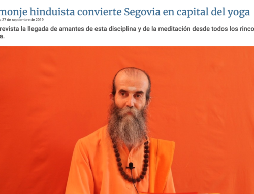 Un monjo hinduista converteix Segòvia en capital del ioga