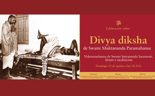 Celebración-Online-videoenseñanza-de-swami-satyananda-saraswati-kirtan-y-meditación-diivya-diksha-de-swami-muktananda-paramahansa