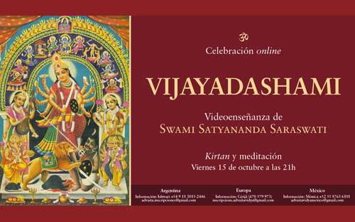 Celebración-Online-videoenseñanza-de-swami-satyananda-saraswati-kirtan-y-meditación-vijayadashami